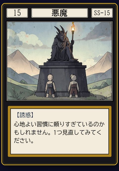 タロット 悪魔 の札